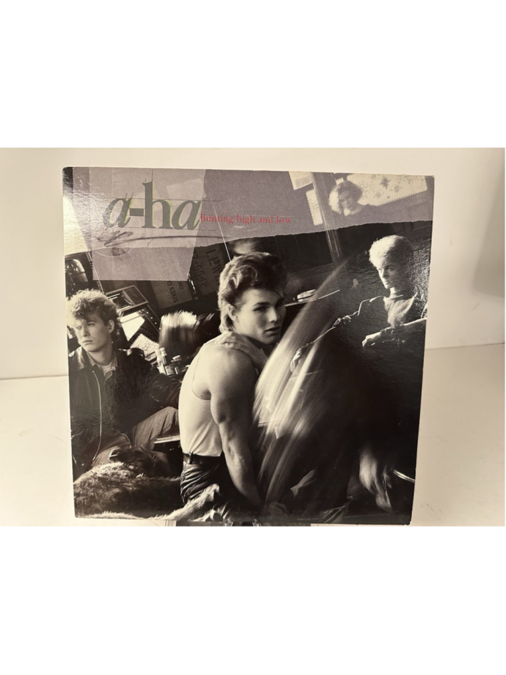 a-ha - Hunting High and Low LP Vinyl Record 1985 Warner Bros Take On Me Synth-Po